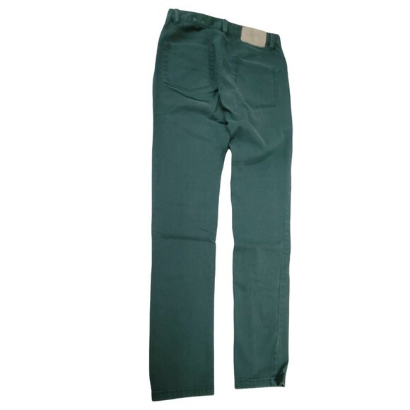 BCBG Generation Jeans Womens Size 24 Skinny Low Rise Green Denim Pants - Picture 3 of 8
